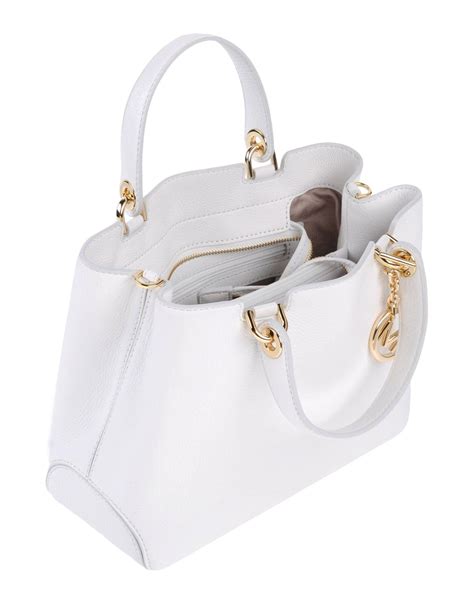 shiny michael kors purse white|Michael Kors white purses.